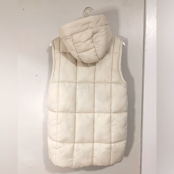 ZARA Extra Long Puffer Vest sz 13 14 fits like 2/4 - Picture 5 of 8